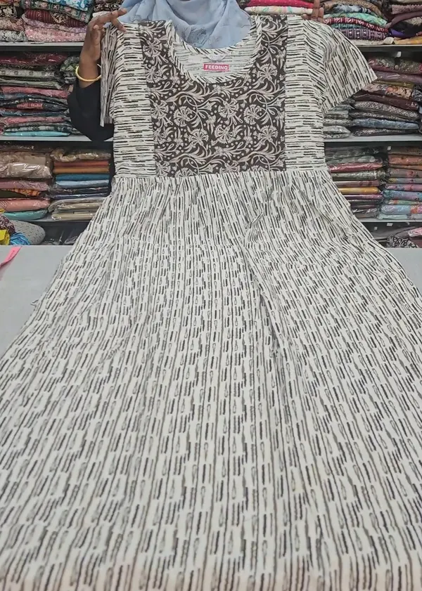 Feeding Frock Nighty / Maxi Gown | FN27