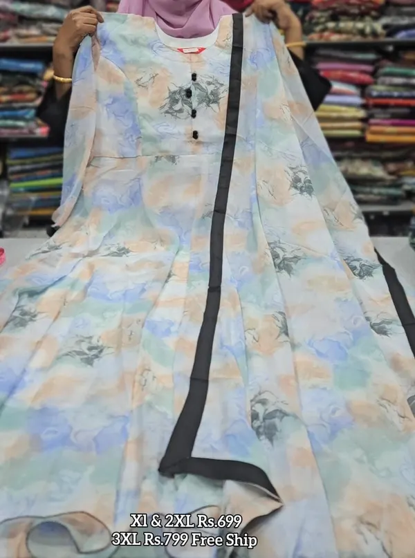 Kurti with Shawl | KS731