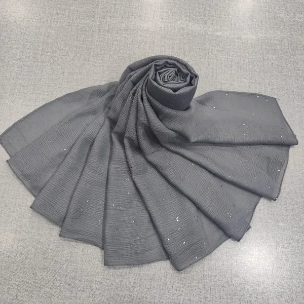 Imported fabric Hijab With Jarkand Stone | HJ59