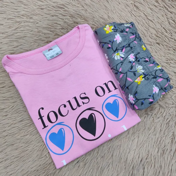 Premium Cotton Night Suit | NS293