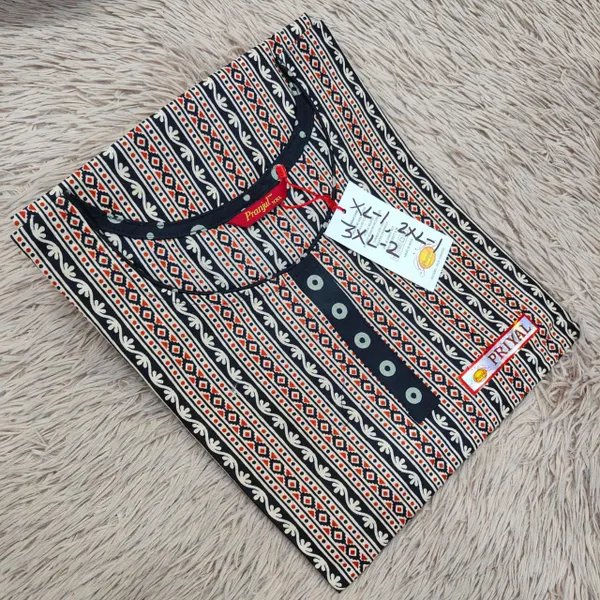 Pranjul Pure Cotton Straight Kurti | PK191