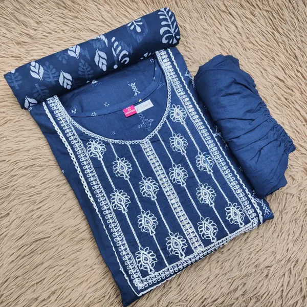 Anarkali Top Bottom Dupatta Set | TS3053