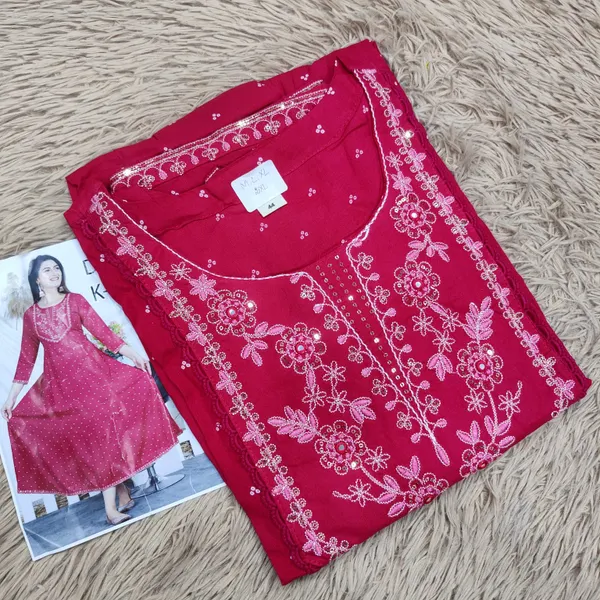 Premium Rayon Anarkali Long Top | AK1369