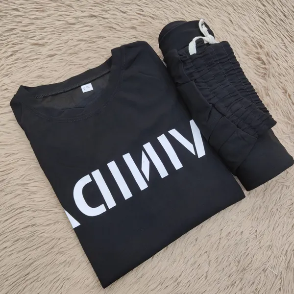 Imported Stretchable T-Shirt & Pant Co-Ord Set | W316