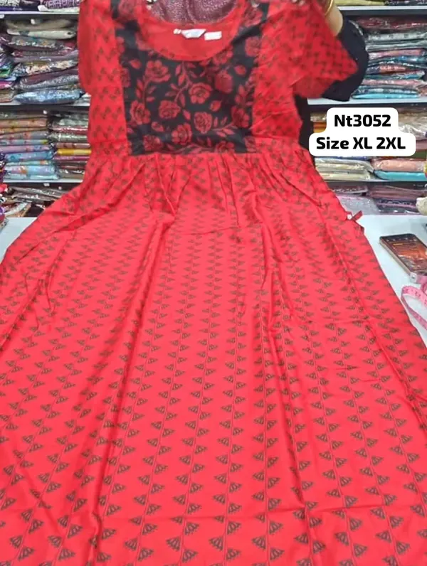 Premium Frock Style Nighty | NT3052