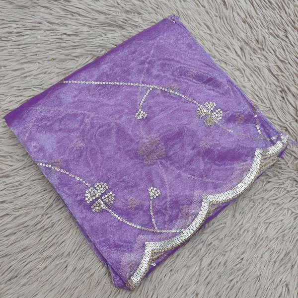 Heavy Tissue Net 2 mtr Dupatta With Sequence work | DS75