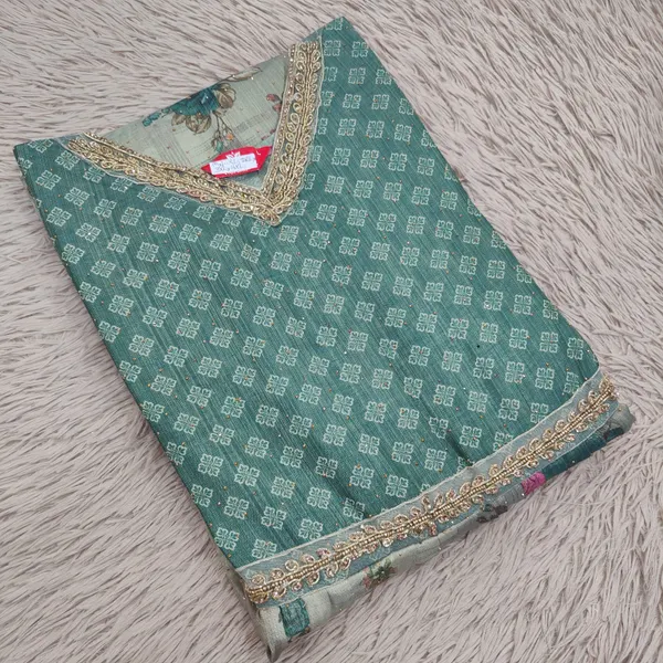 Silk Long Anarkali Kurti | AK1896