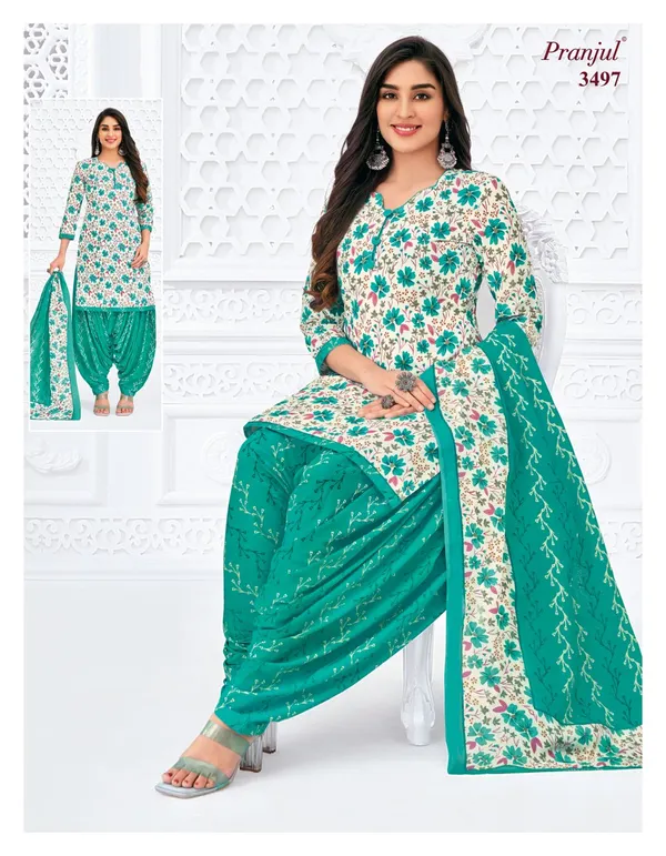 Pranjul Salwar With Patiyala Pant | SP3497