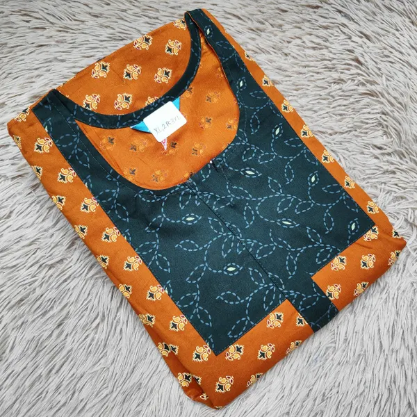 Premium Heavy Cotton Zip Nighty | NT2591
