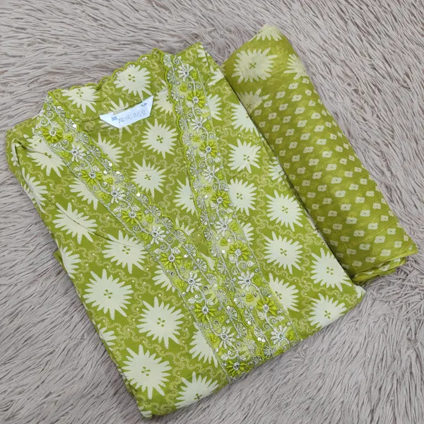 Rayon Anarkali Kurti with Dupatta | KS965