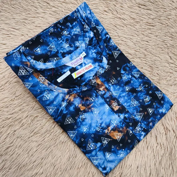 Marble Vellfire Nighty | NT2199
