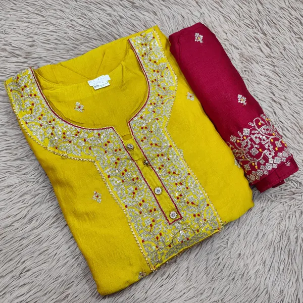 Kurti With Shawl | KS920