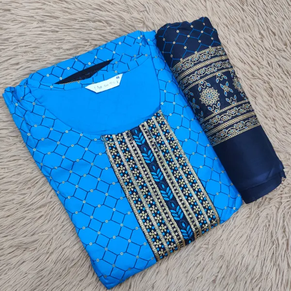 Kurti With Shawl | KS956