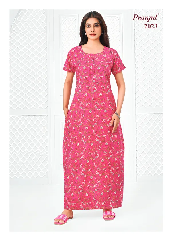 Pranjul Nighty Pure Cotton | PN2023