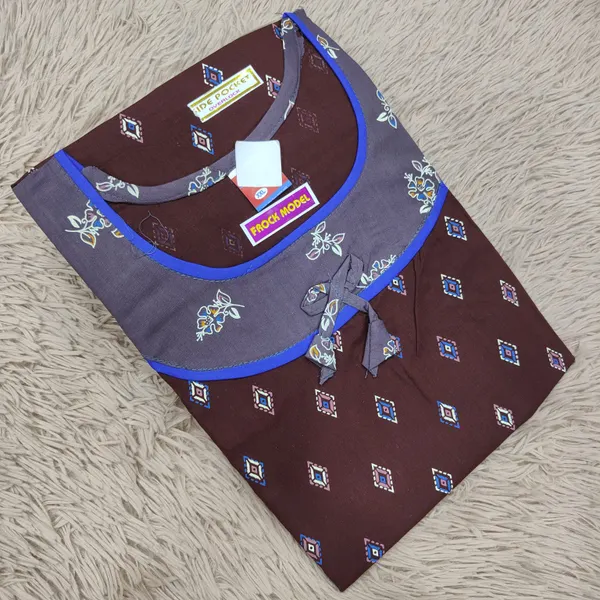 Frock Nighty Rajwadi Cotton  | NT2917