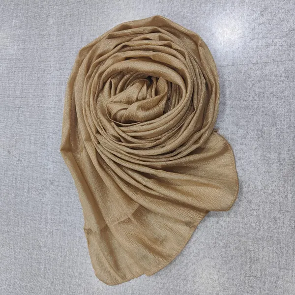 Premium plain shimmer Hijab  | HJ159