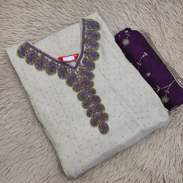 Anarkali long top with Dupatta set | KS1218