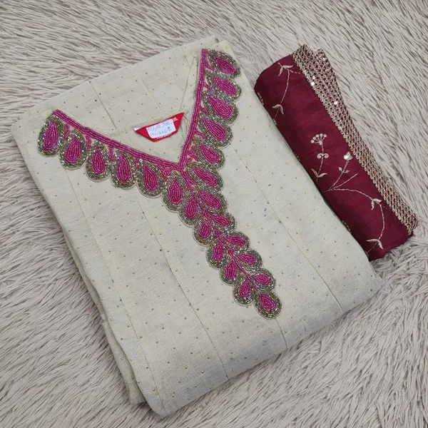 Anarkali long top with Dupatta set | KS1220