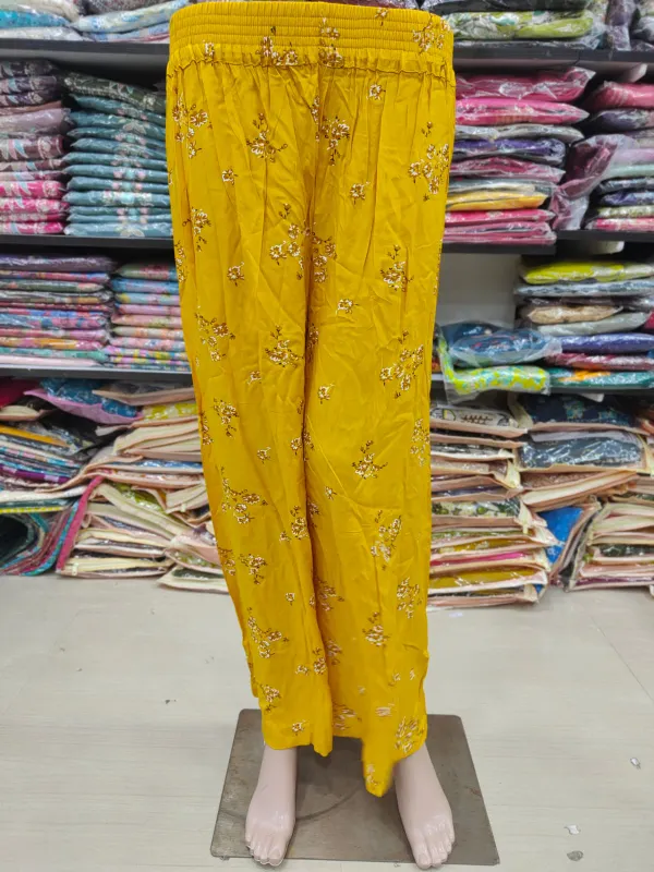 Imported Fabric Free Size Plazzo | PL82