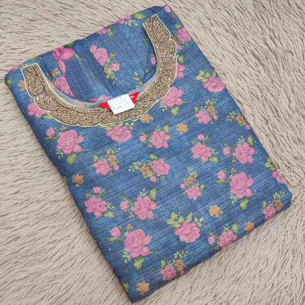 Silk Long Anarkali Kurti | AK1906