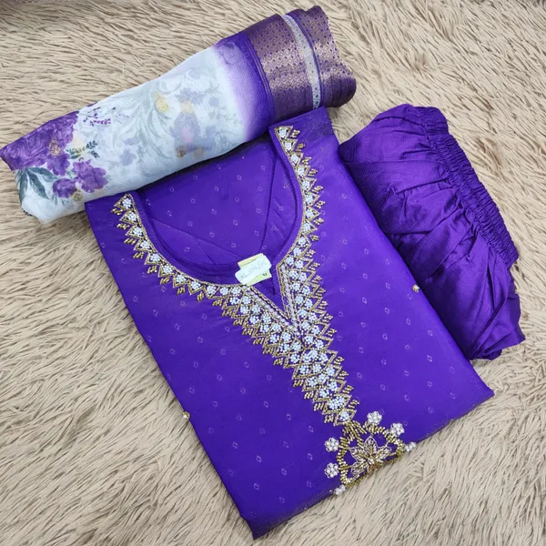 Top Bottom & Dupatta Set | TS2124