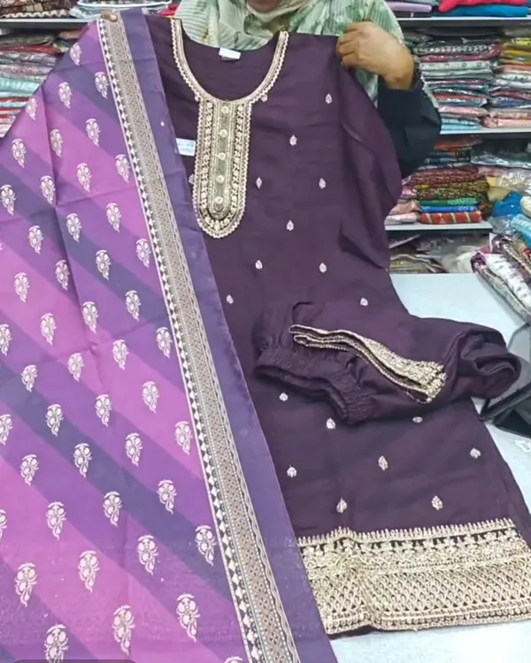 Top Bottom Dupatta Set | TS2708