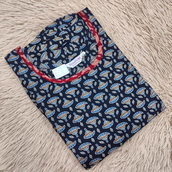Premium Ajrak 60/60 Cotton Frock | AK1459