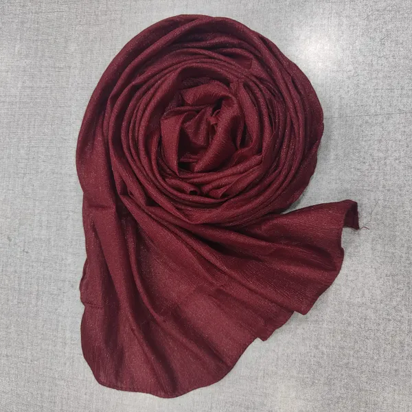 Premium plain shimmer Hijab  | HJ155