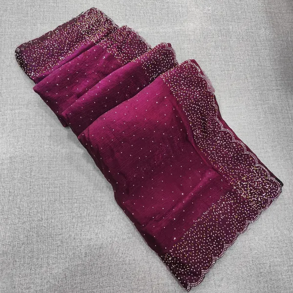 Premium Space Silk Saree with Kat Dhana Work | SR72