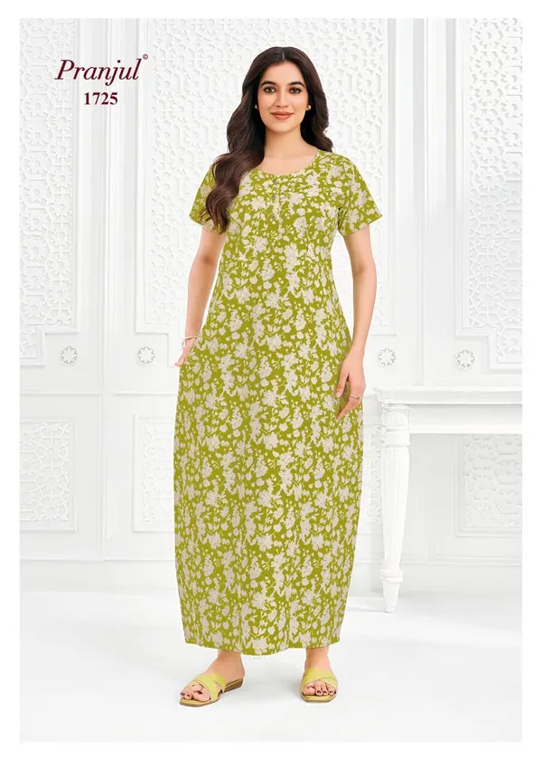 Pranjul Nighty Pure Cotton | PN1725