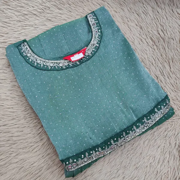 Silk Long Anarkali Kurti | AK1905