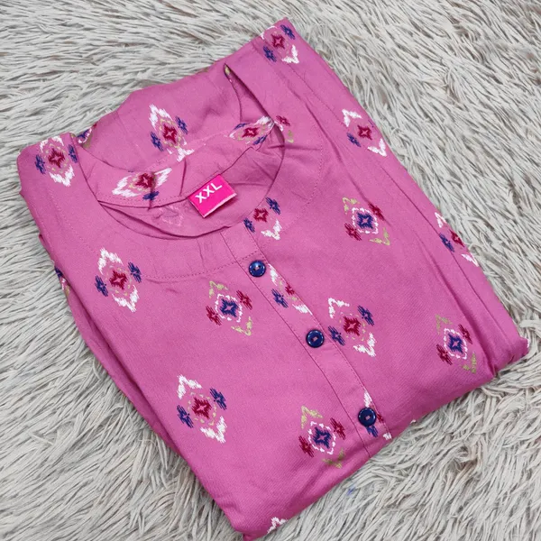 Liva Certified Rayon Feeding Kurti | FK52