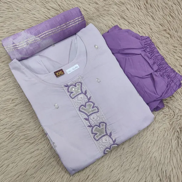 Premium Top Bottom Dupatta set | TS2358