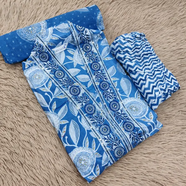 Top Bottom Dupatta Set | TS2947