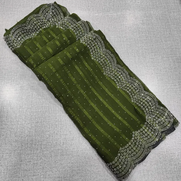 Popcorn Stone Work Sarees | SR42
