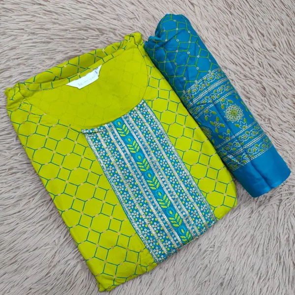 Kurti With Shawl | KS957