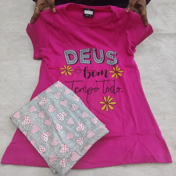Premium Cotton Night Suit | NS453