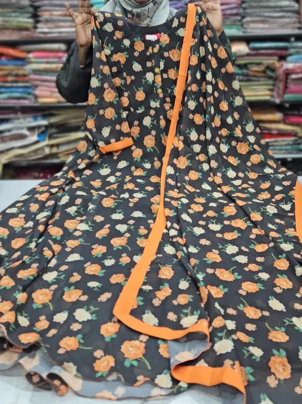 Anarkali Kurti with Dupatta | KS767