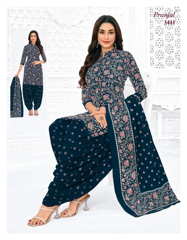 Pranjul Salwar With Patiyala Pant | SP3411