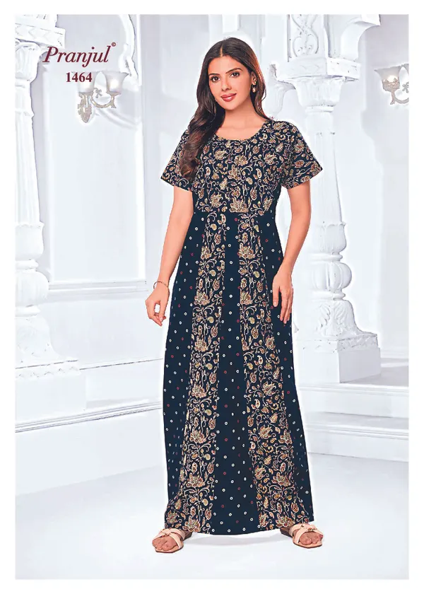 Pure Cotton Pranjul Nighty |PN1464