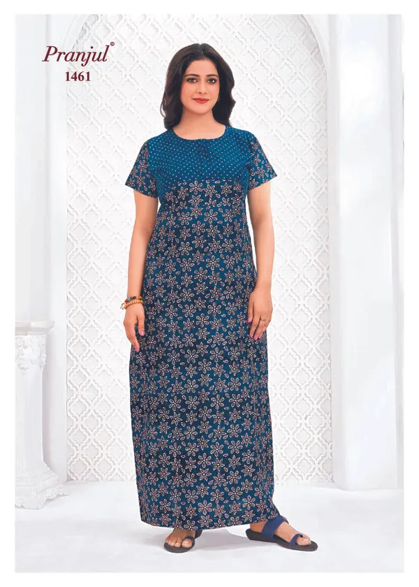 Pure Cotton Pranjul Nighty |PN1461