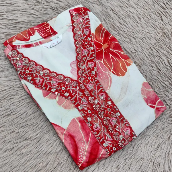 Rayon Anarkali Long Kurti | AK1960