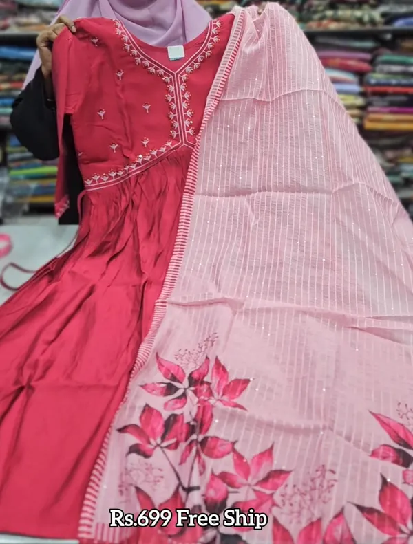 Kurti with Shawl | KS726
