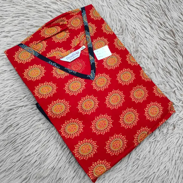 Premium Ajrak 60/60 Cotton Frock | AK1469