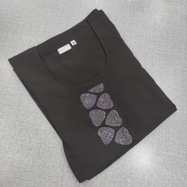 Premium Almas Burkha with Stone Work | BK47