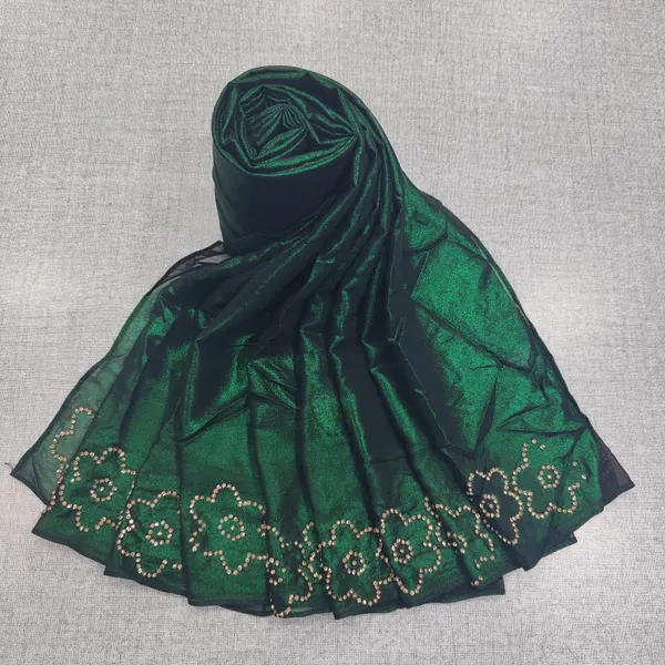Imported Fabric Hijab with Jharkhand Stone Work | HJ57