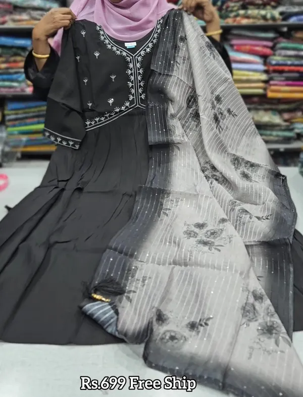 Kurti with Shawl | KS728