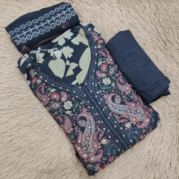 Premium Top Bottom Dupatta set | TS2355