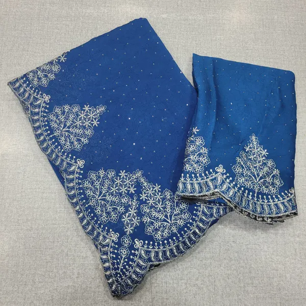 Georgett Saree with Heavy Border | SR167