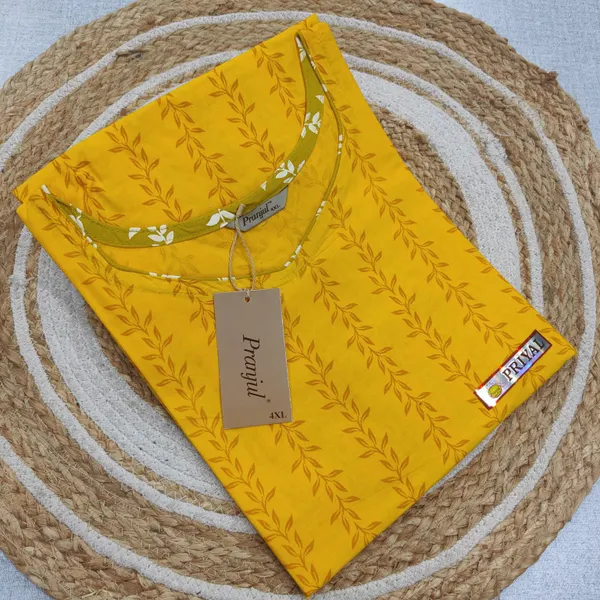 Pranjul Pure Cotton Straight Kurti | PK557